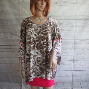 NWT - ALIA stretchy knit top - sz 2X - MSRP $52.00